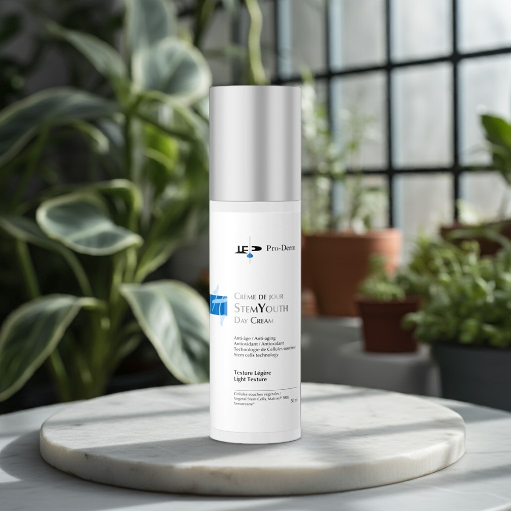 Un concentré végétal d’avenir pour votre peau.
Découvrez la collection StemYouth : Crème de jour Lég