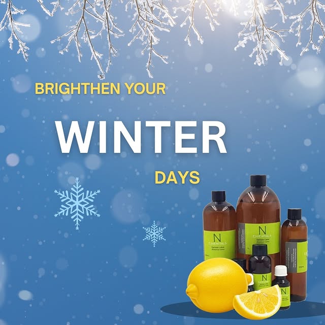 Bring a burst of sunshine to grey winter days with the bright, zesty aroma of Lemon Essential Oil.🍋