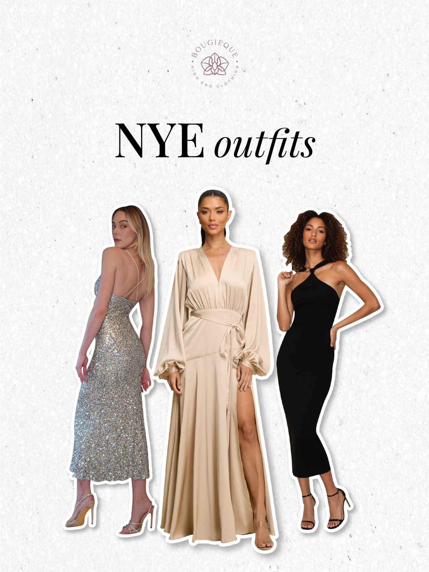 NYE outfits you’ll remember all year long.
Limited pieces — shop now.