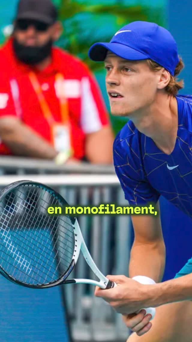 LA VRAIE RAQUETTE DE JANNIK SINNER ðŸ‡®ðŸ‡¹ðŸŽ¾

Vainqueur de lâ€™Open dâ€™Australie et rÃ©cent fina