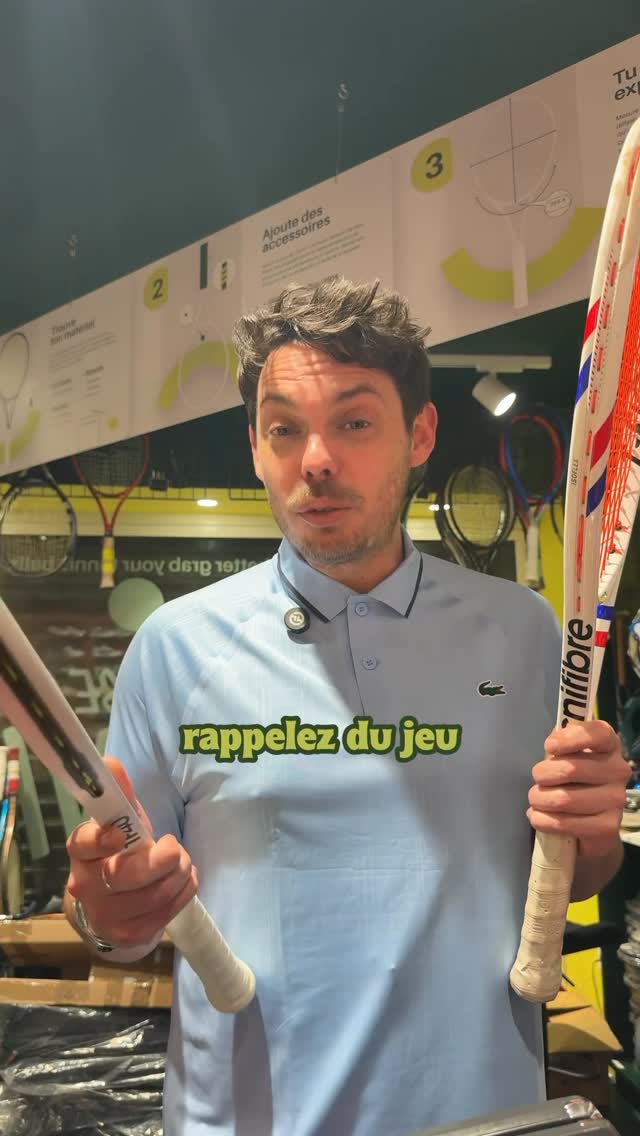 Quelle raquette était la plus tendue ? 

Et oui c’est la raquette au cordage orange qui était la plu