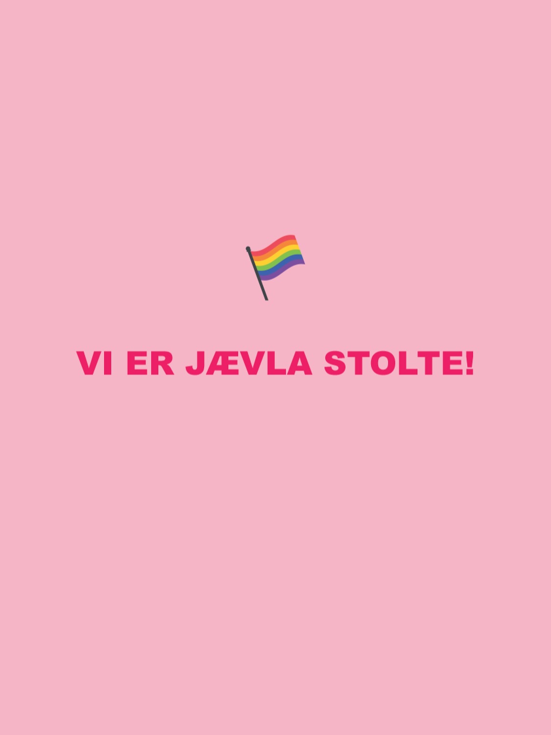 Av alle som tør å være seg selv – selv når de møter hat, diskriminering, mobbing og fordommer.

Ved 