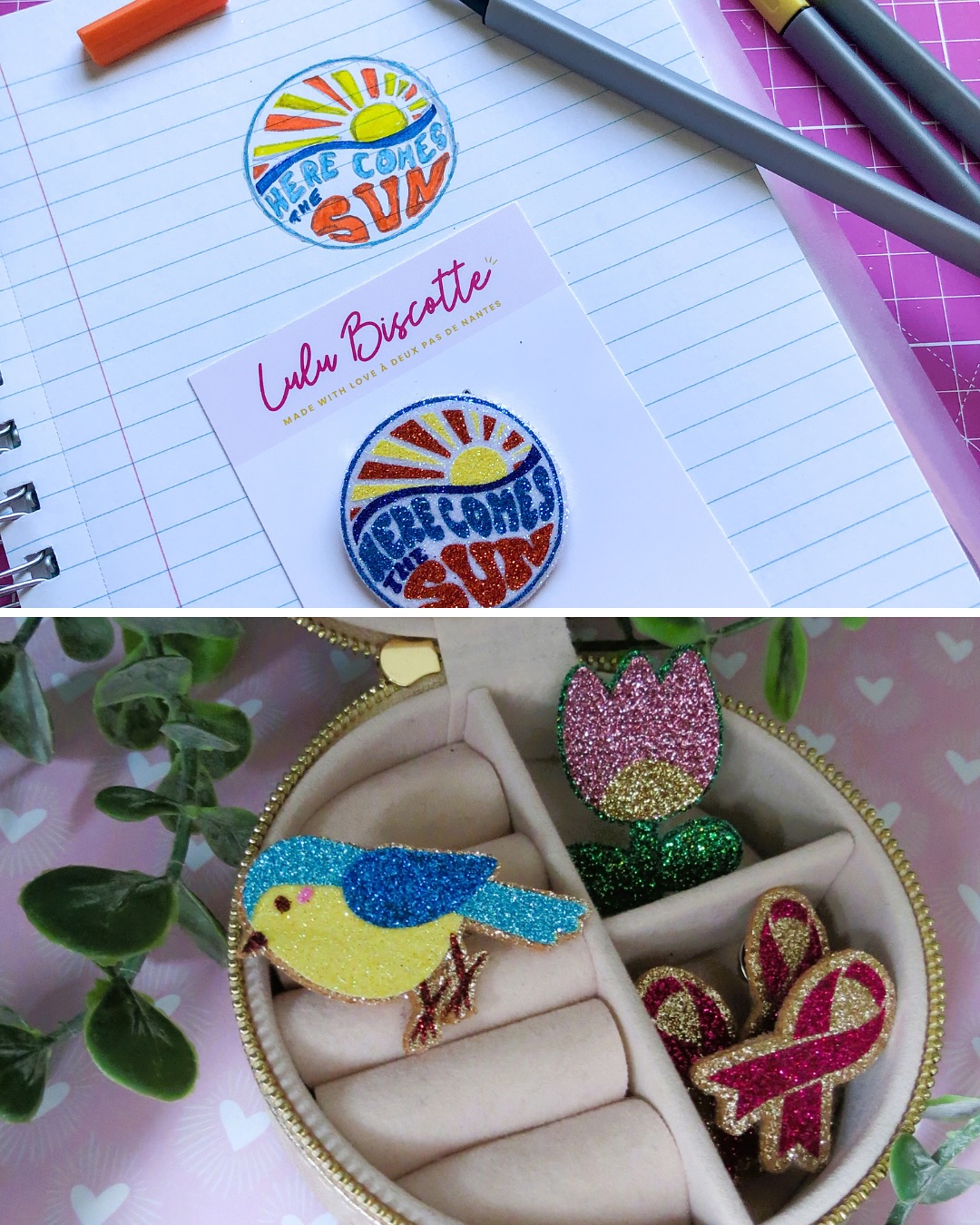 MADE WITH 💖 

🇫🇷Accessoires imaginés et créés à deux pas de Nantes
🎁 -10% sur votre 1re commande