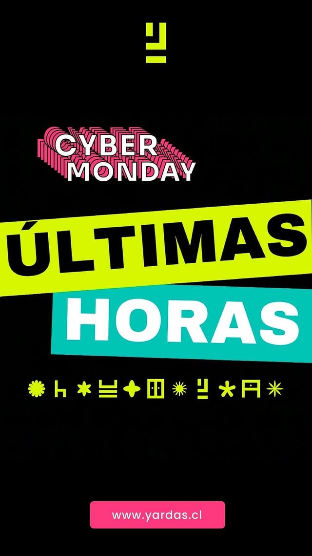 ¡Se nos va! 🪽 ¡Se nos va! 🪽⁠
El Cyber de Yardas se nos va.⁠
⁠
Últimas horas de los mejores descuen