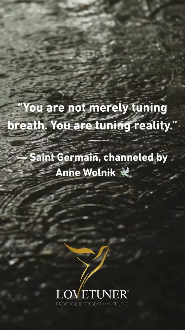 In a channeled message from Saint Germain through Lovetuner team-rider, Anne Wolnik: 

Earth is shif