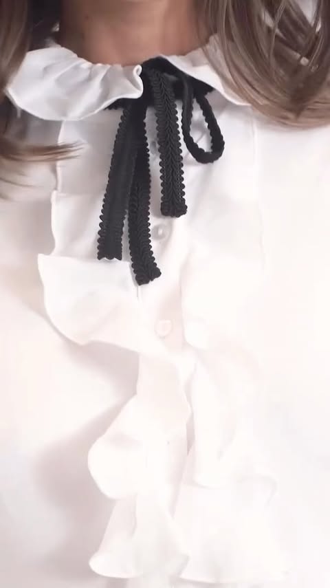 Great style never dies, it just gets re-tailored. Just like the Jabot, a neck frill that is popular 