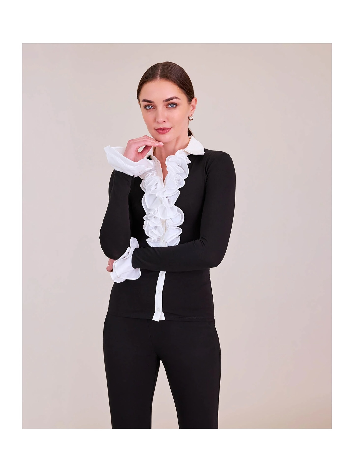 The PATSY shirt brings a contemporary twist to traditional style. The PATSY shirt offers exceptional