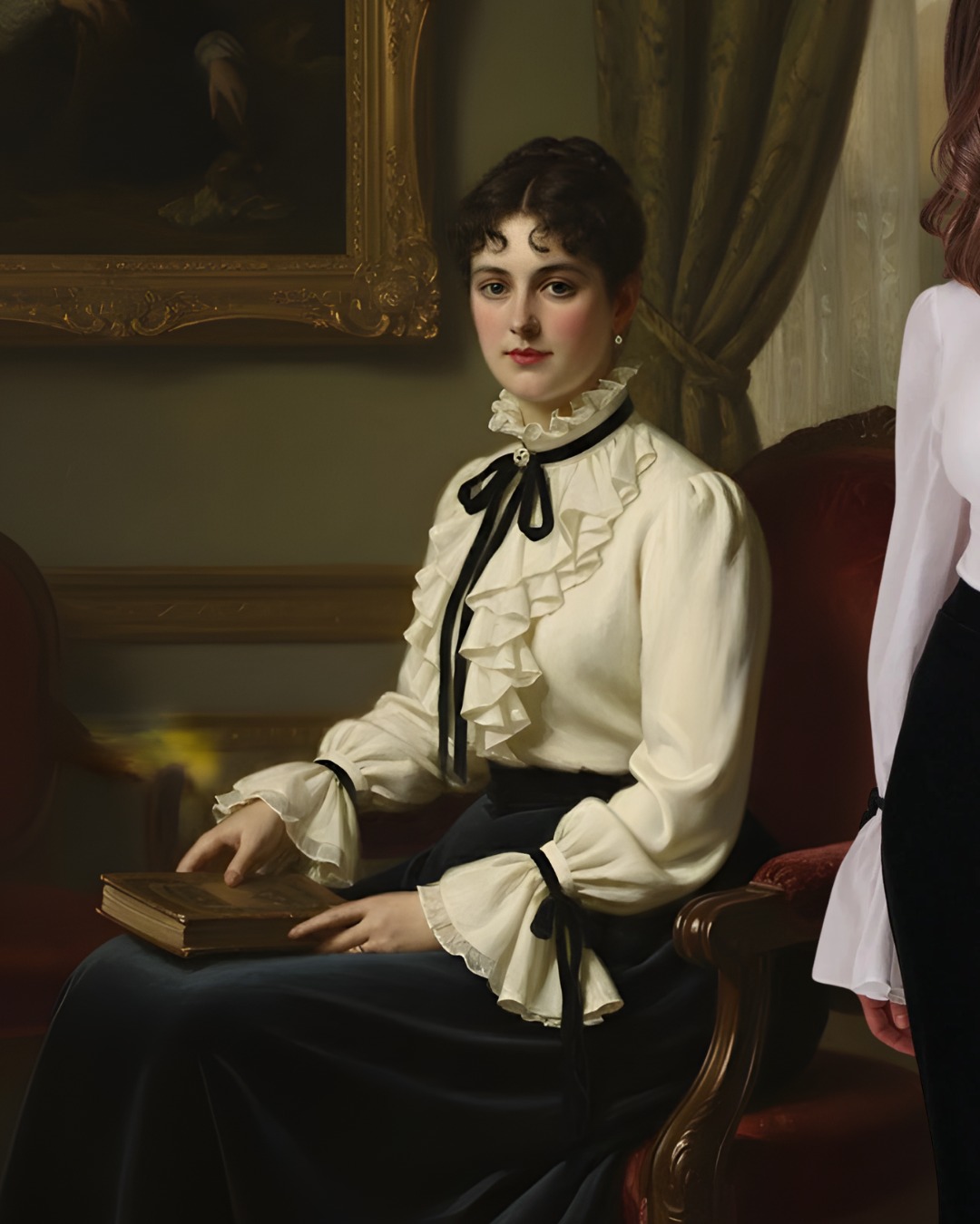 The Reine Shirt by @annefontaine takes its dramatic ruffles from the 17th-century Jabot....proving t