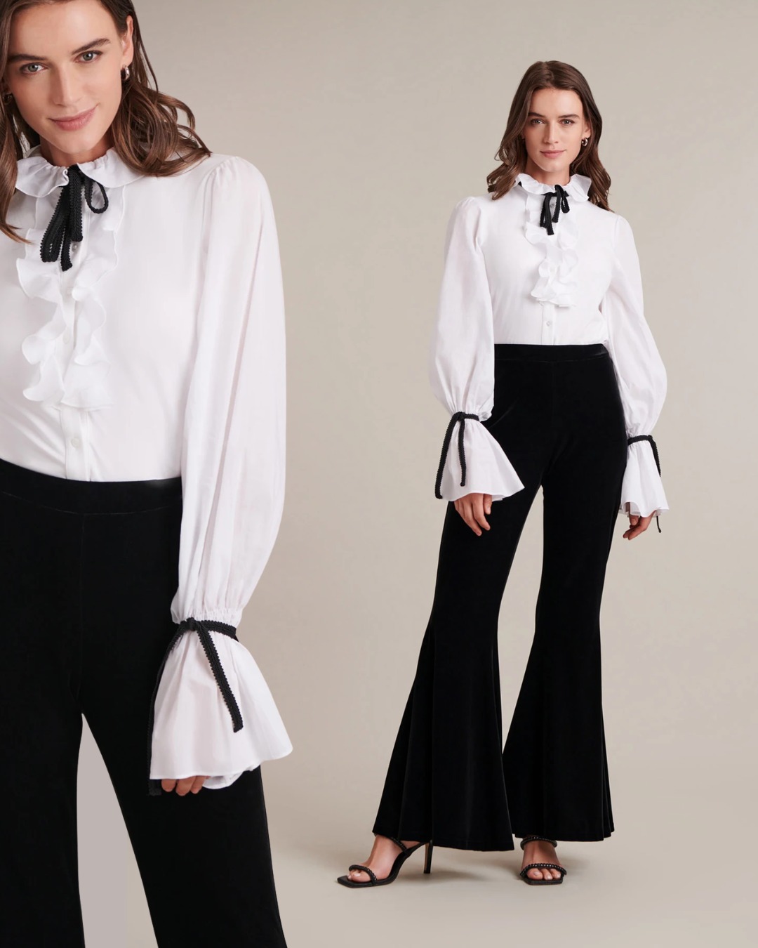 The Reine Shirt by @annefontaine takes its dramatic ruffles from the 17th-century Jabot....proving t