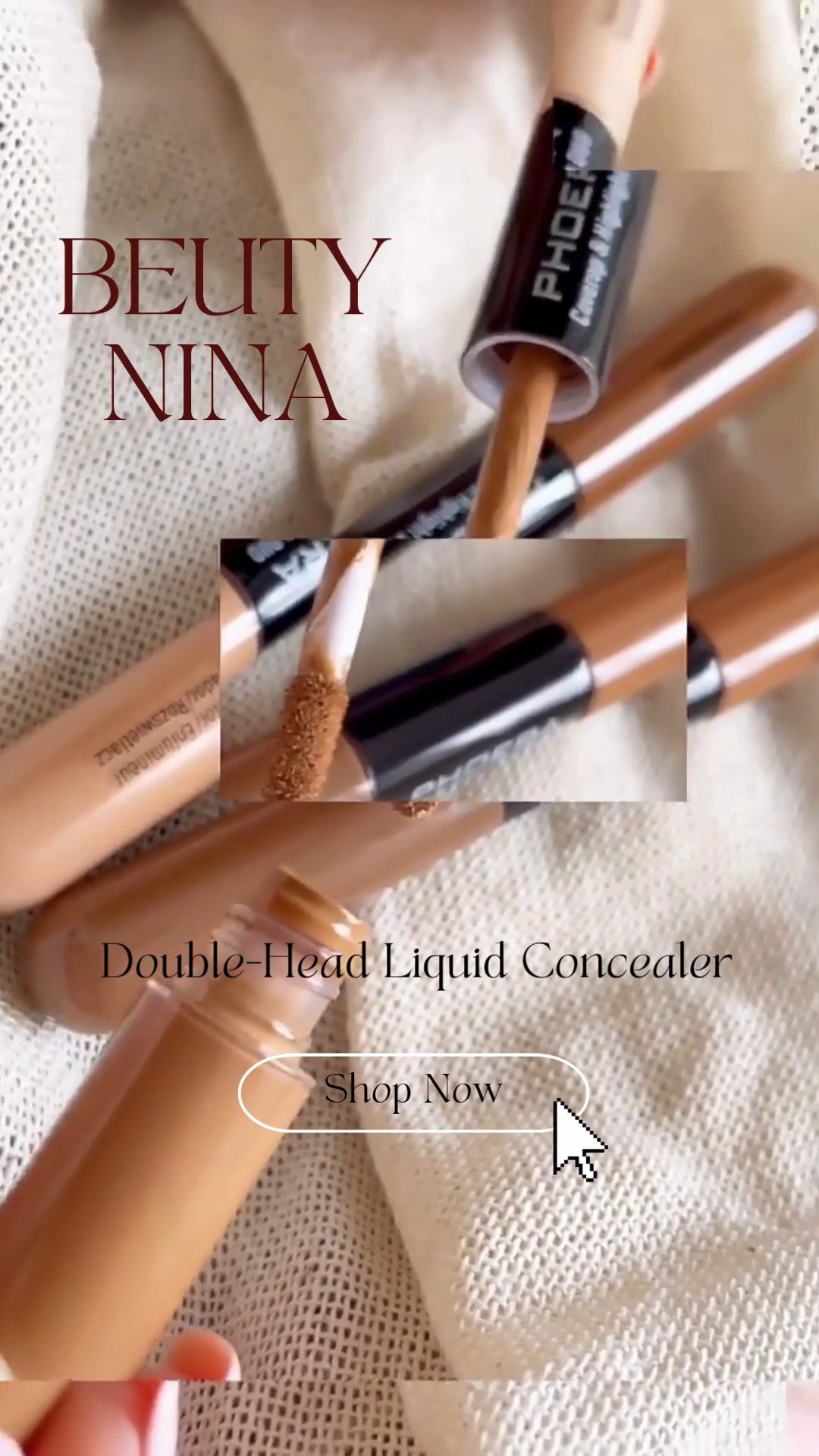 ✨ Double-Head Liquid Concealer. Now 50% OFF.