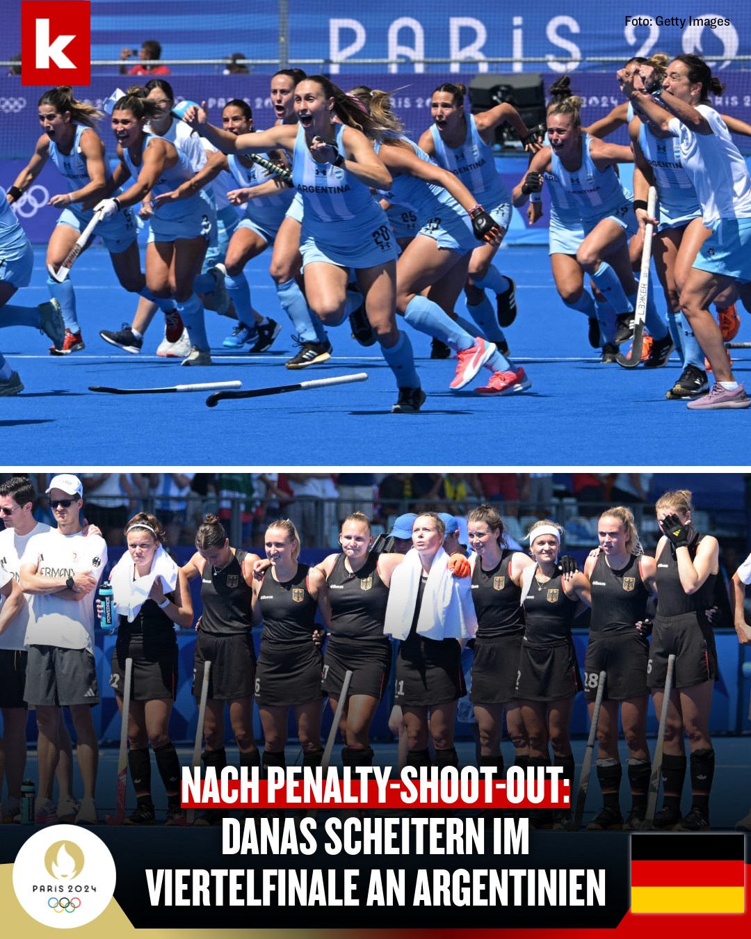 Hockey-Drama in Paris! Die deutschen Damen scheitern ohne eigenen Treffer im Penalty-Shoot-Out gegen