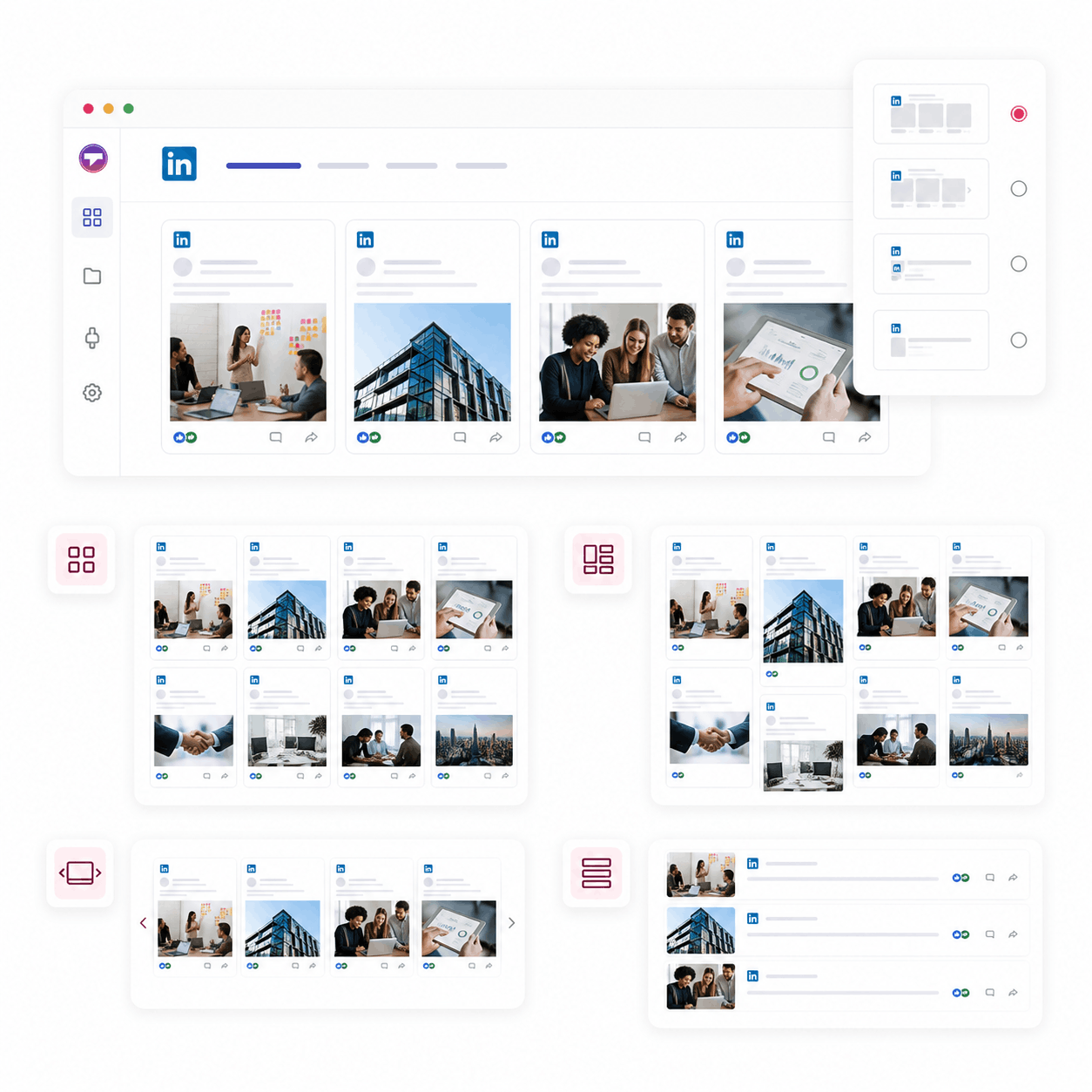 Multiple Layout Options