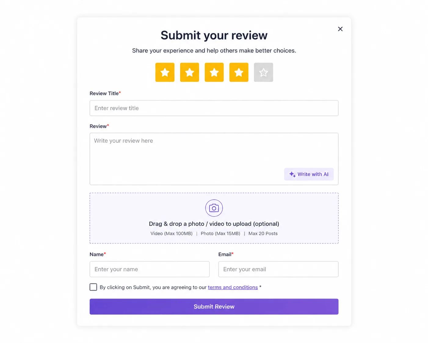 Google Reviews Widget for Website | Free & No-Code Required