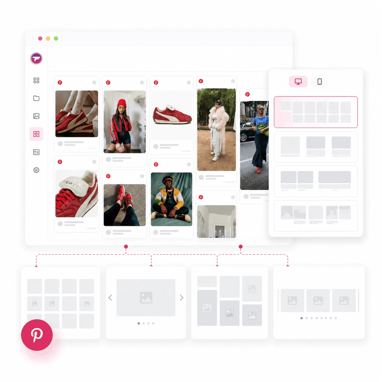 Mehrere Layouts