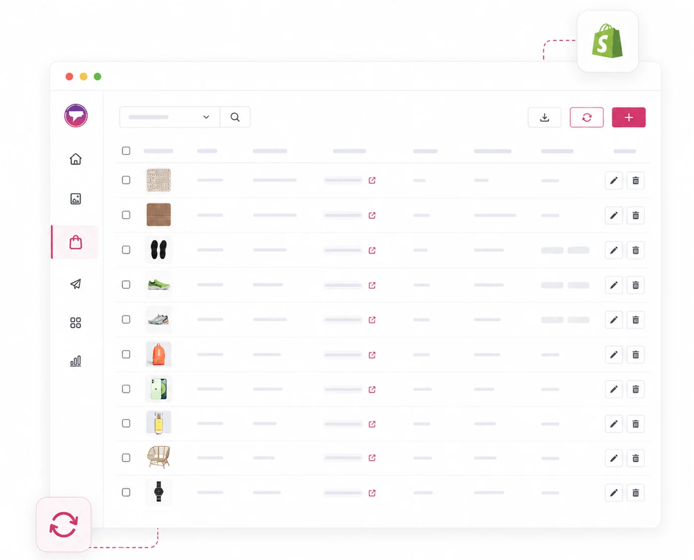 Sincronizzazione del catalogo prodotti Shopify