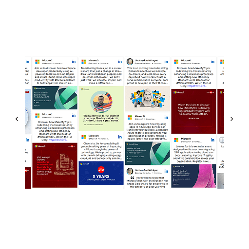 LinkedIn Grid