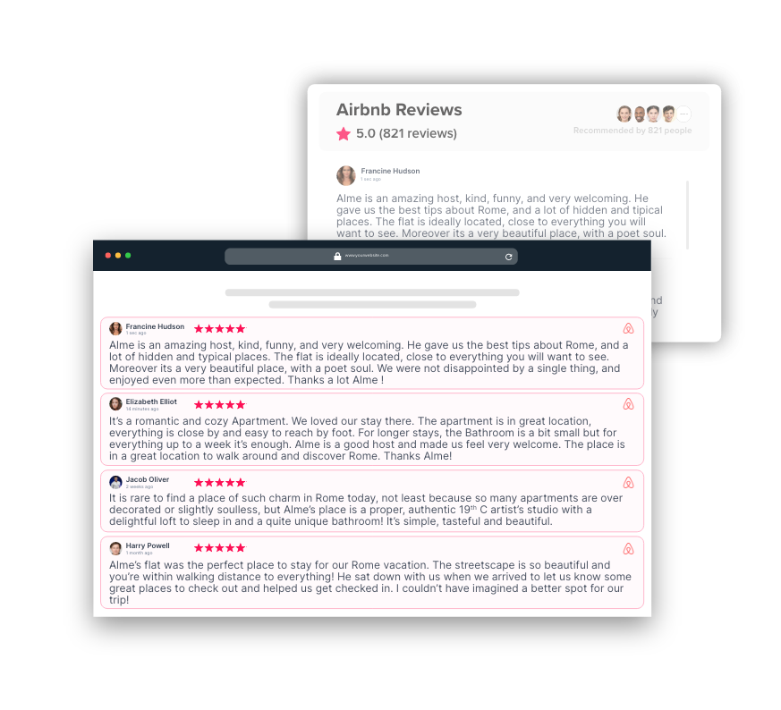 facebook reviews widget on weebly