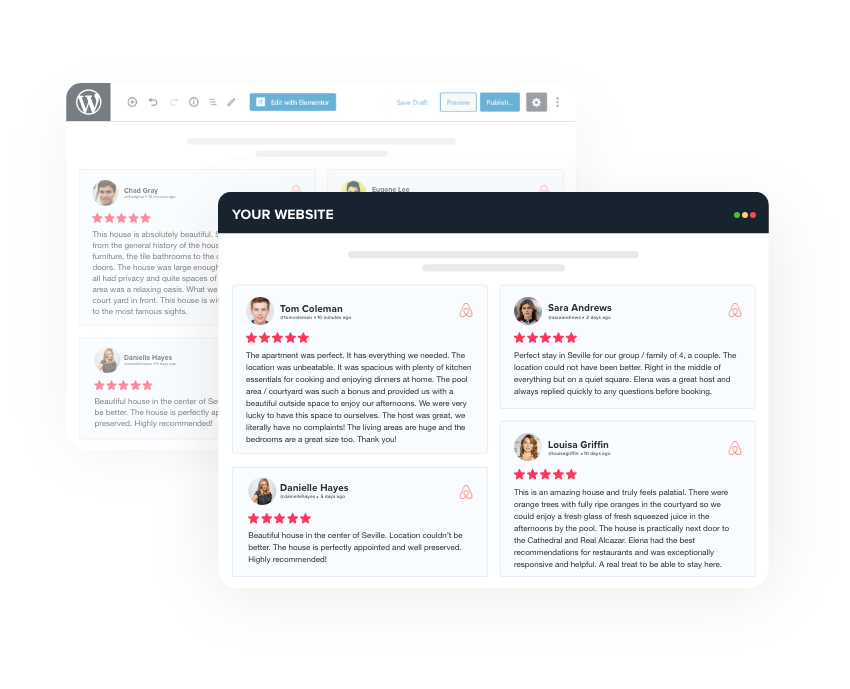 Airbnb-recensieswidget WordPress