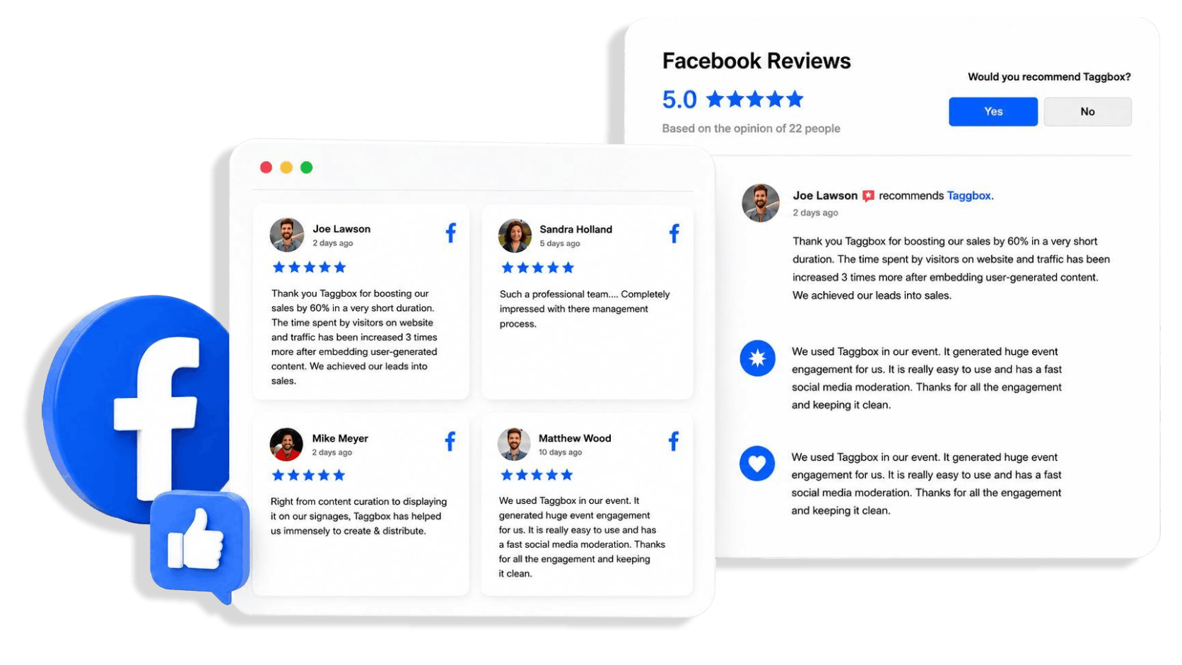 Facebook Reviews Widget