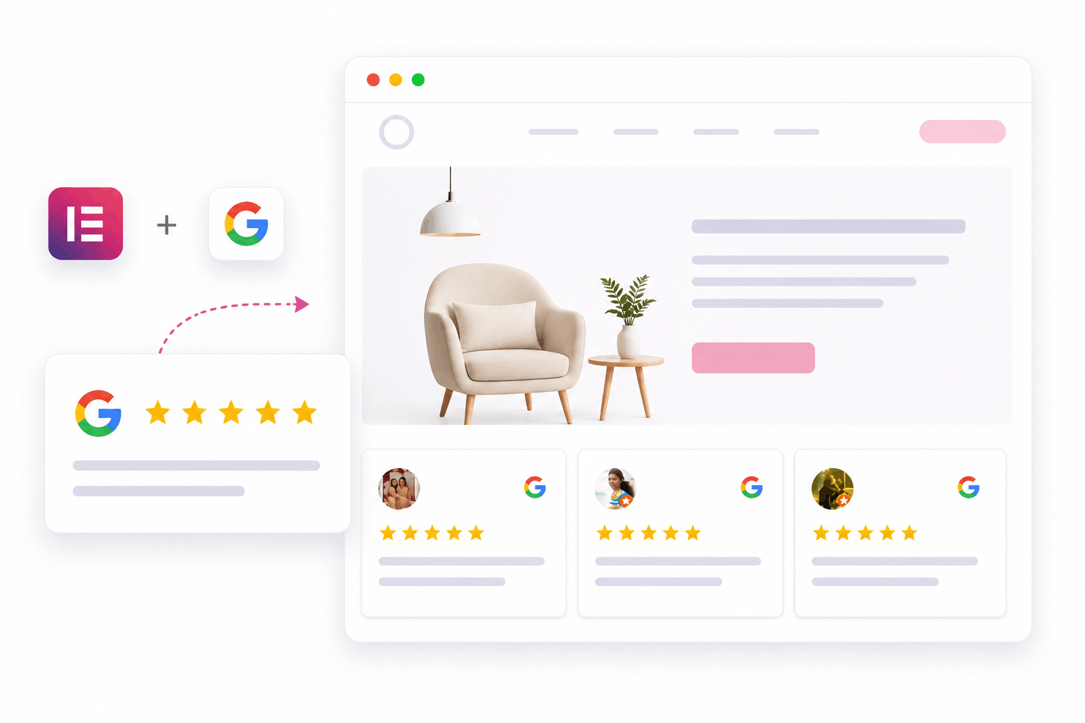 Google Reviews Widget for Elementor