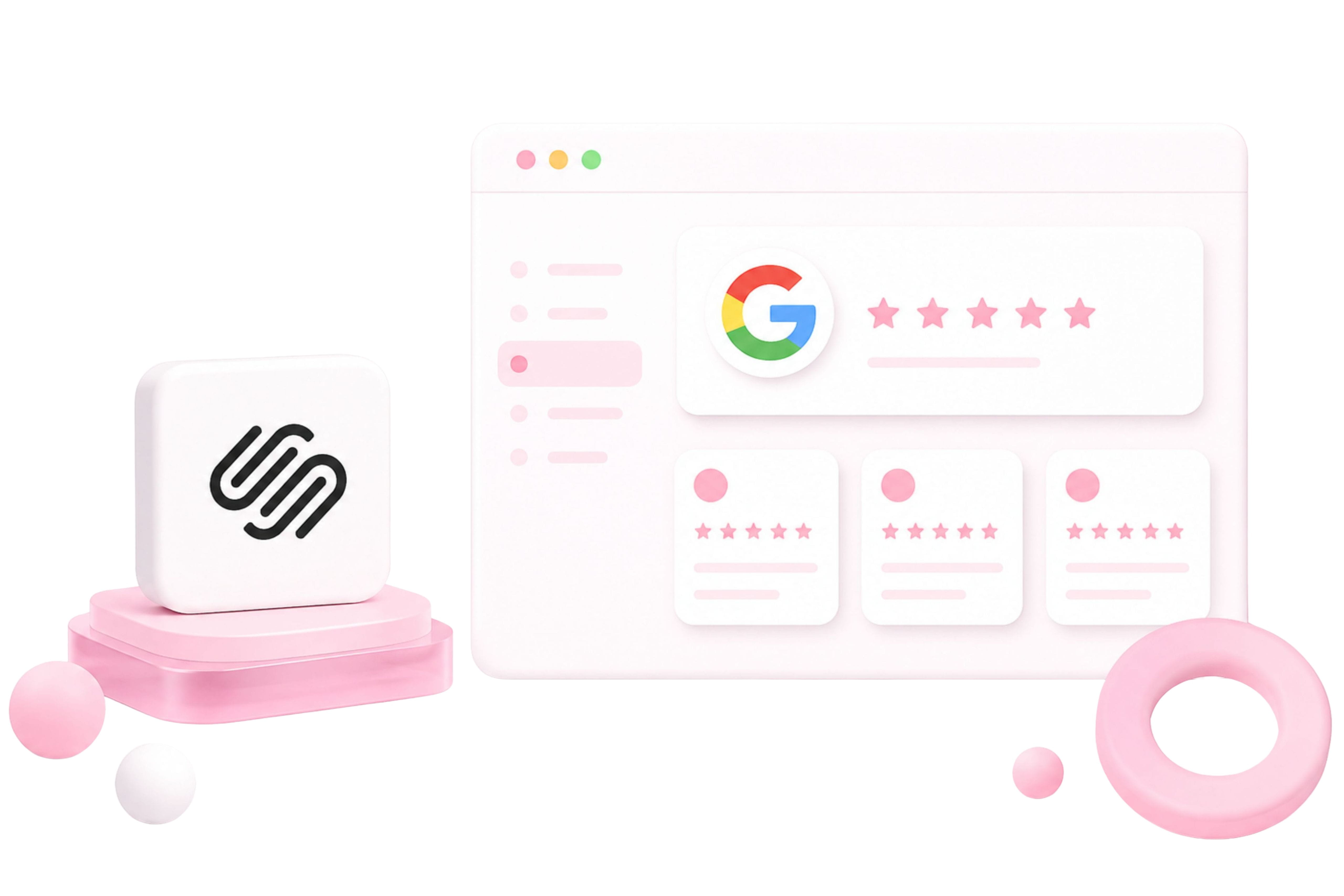 Google Reviews Widget for Squarespace