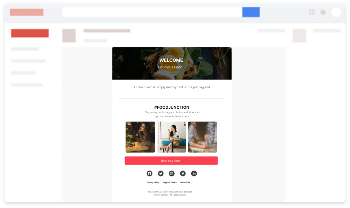 ugc sur la campagne par e-mail