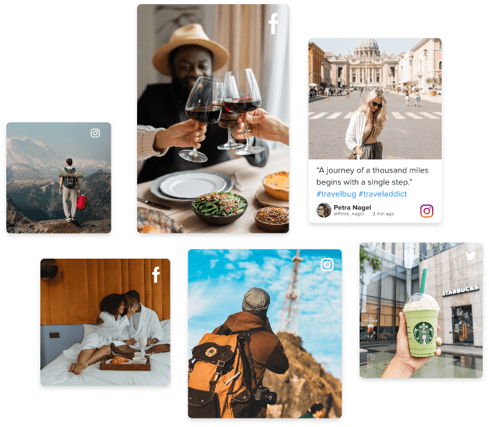 Plateforme UGC pour les marques de voyage