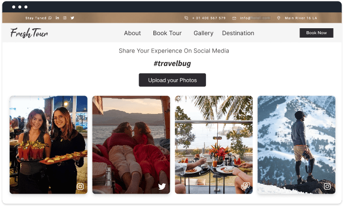 intégrer l'UGC sur le site Web