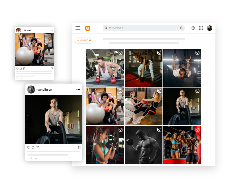 Widget Instagram su Blogger