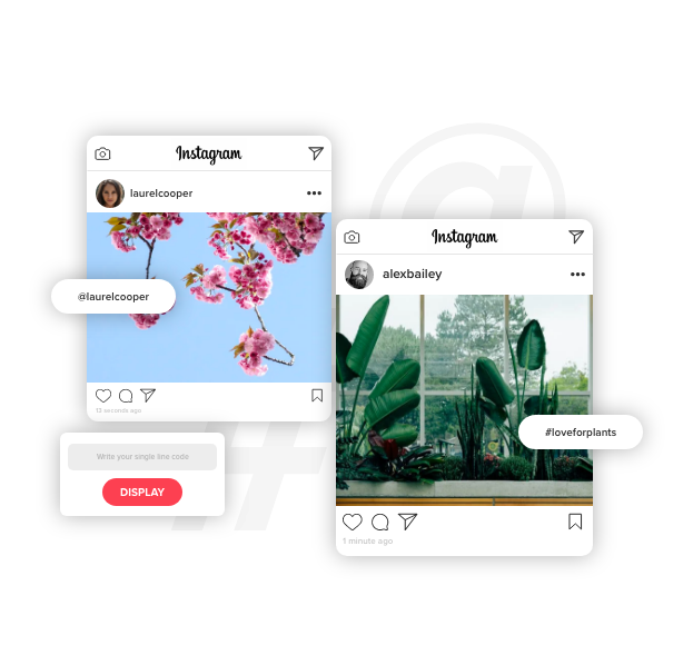 Taggbox BloggerのInstagramウィジェット