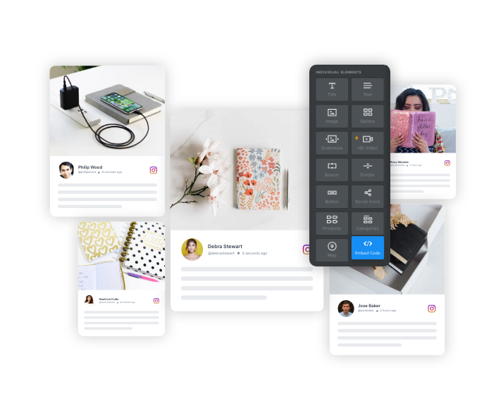 Taggbox 在 Weebly 上安装 Instagram 小部件
