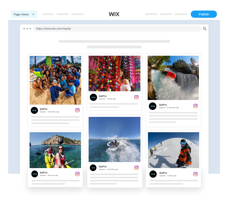 Embed instagram widget On Wix