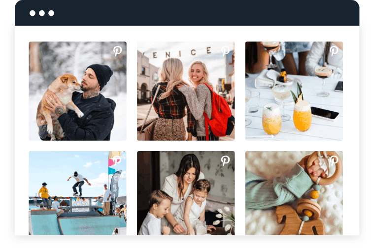 Pinterest-widget