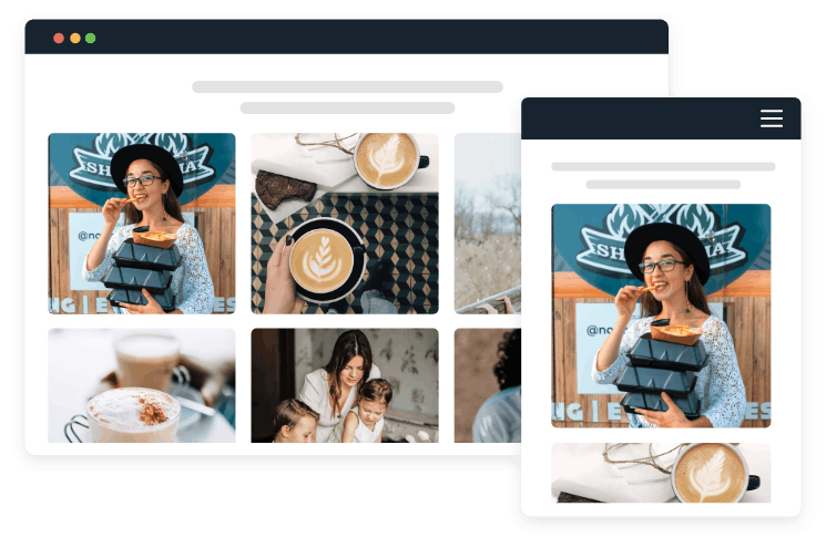 Responsieve Pinterest-widget