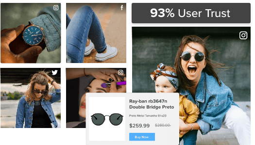 Capitalize UGC by turning them Shoppable