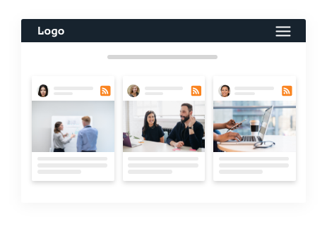 Responsieve RSS-widget