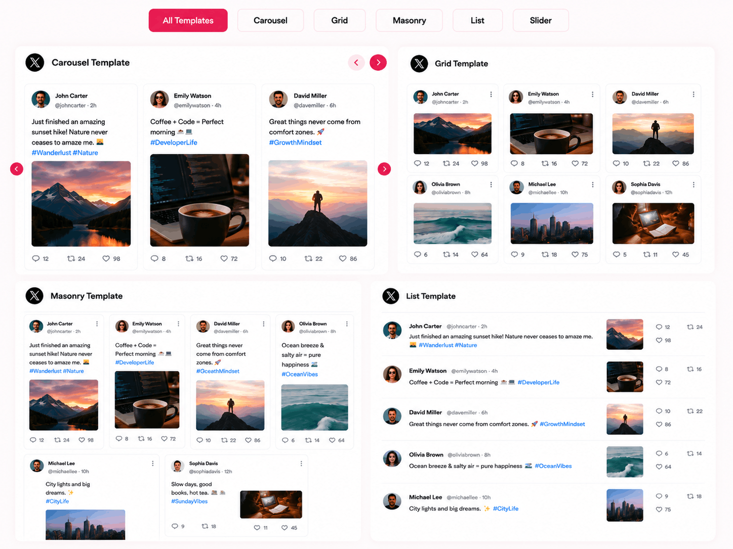 Ready-to-use Templates