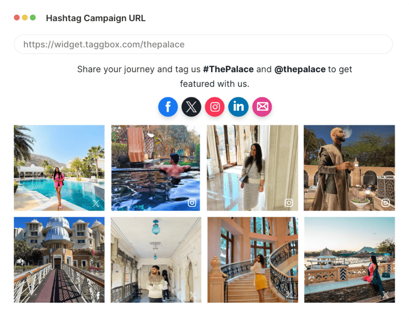 Campaña de hashtags
