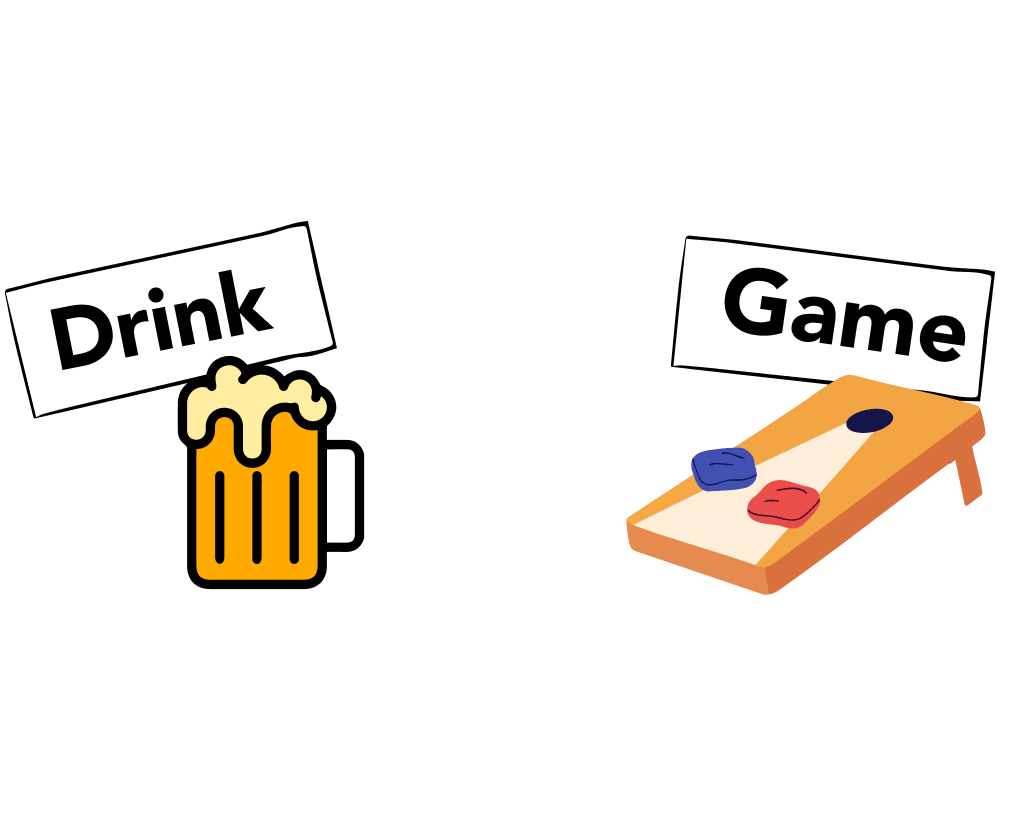 La nostra bevanda e il nostro gioco ufficiali. Sì, ne siamo pazzi.