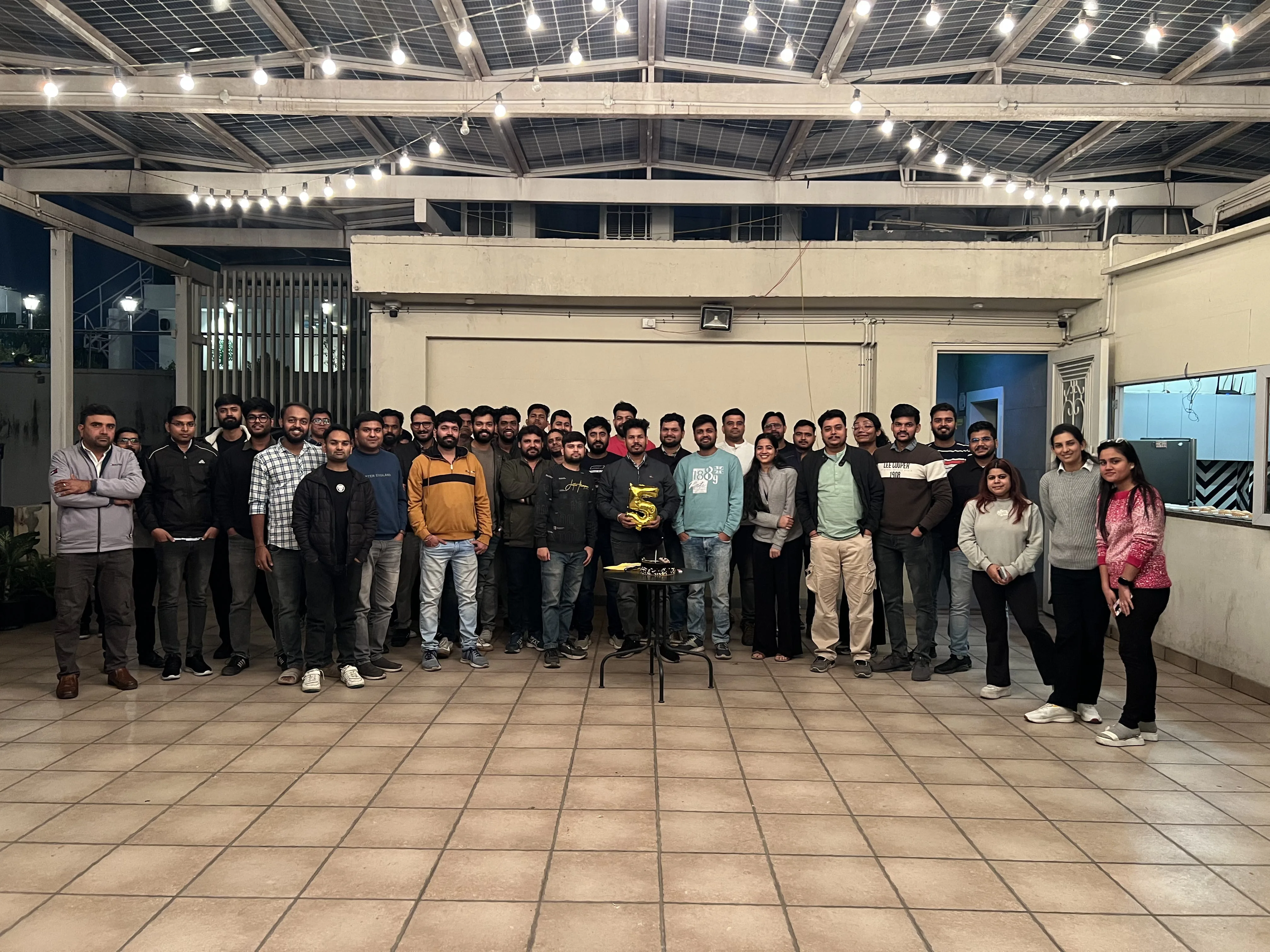 The Taggbox team together in the office