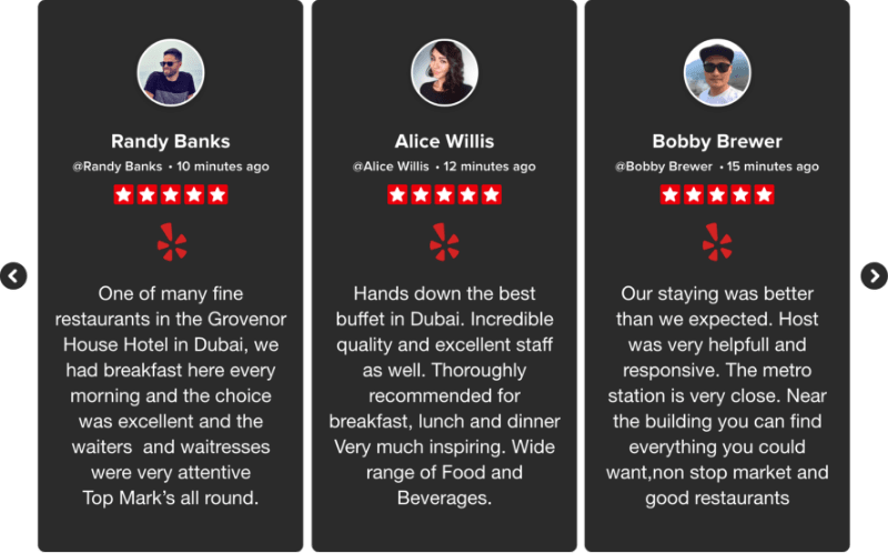 yelp widget
