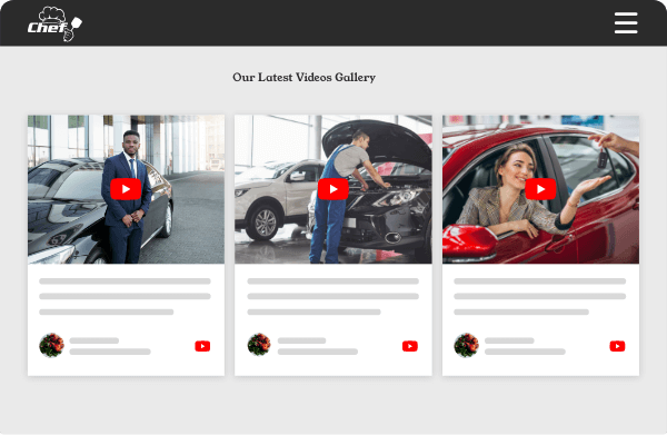 responsieve YouTube-widget