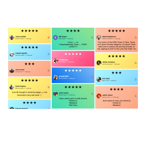 Google Reviews Rainbow